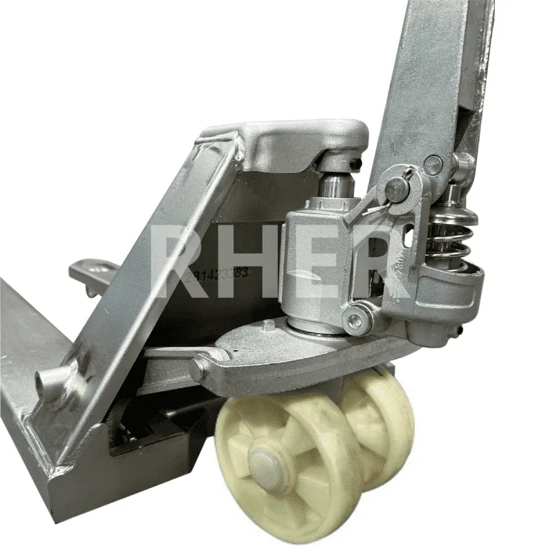 3000 kg 685 mm Transpaleta Galvanizada Manual Marca Rher Alemana - Importadora RC