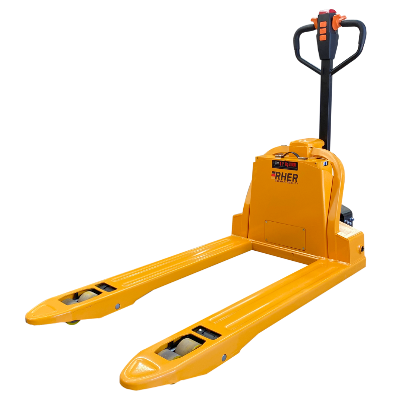 2.000 kg 685 mm Transpaleta Eléctrica Marca Rher Alemana - Importadora RC