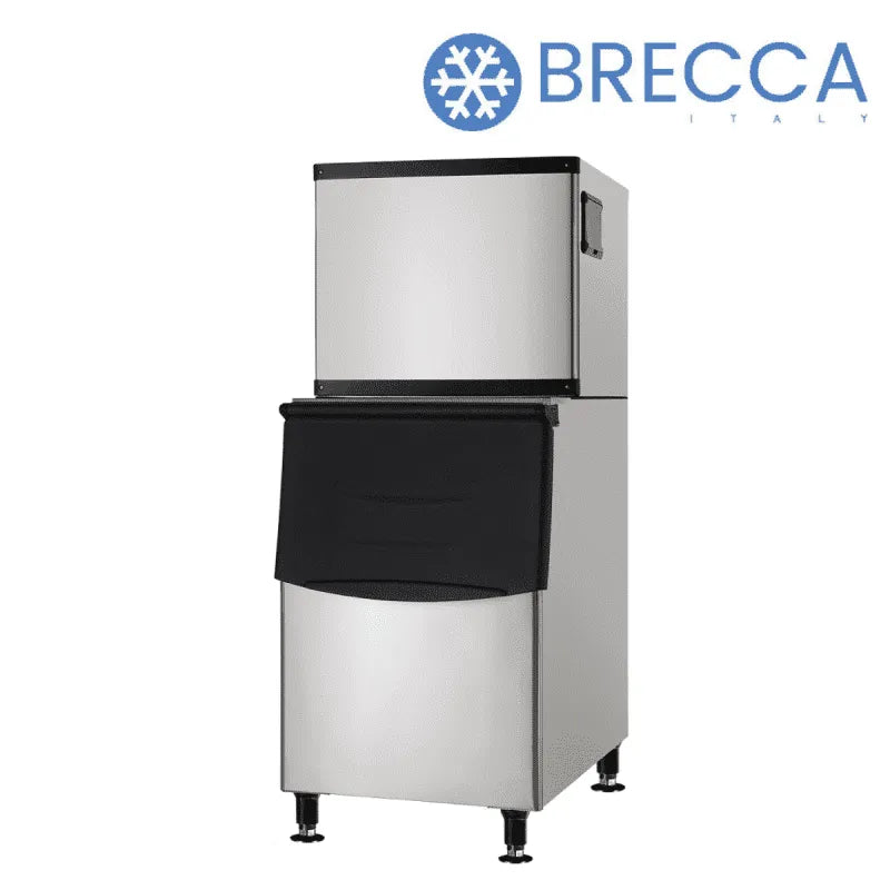 340 Kgs/24hrs (capacidad máxima). Máquina Hielo Cubo Marca Brecca (Italiana). Incluye BIN - Importadora RC